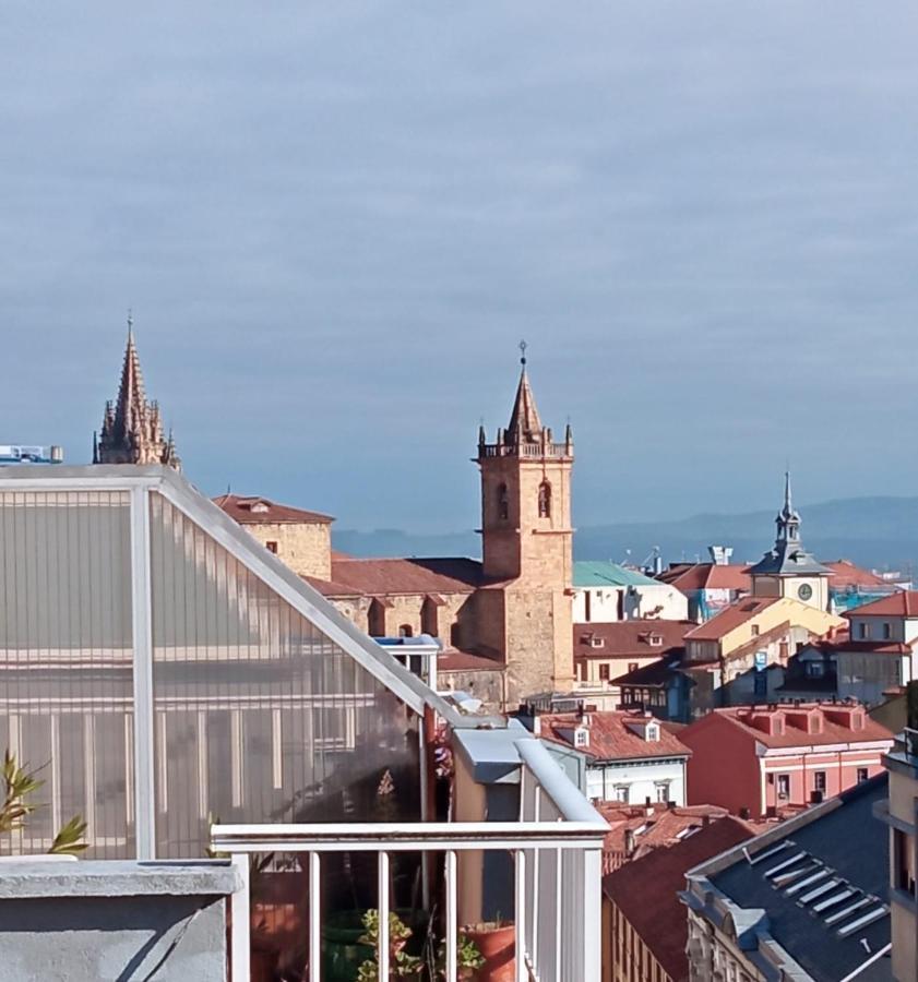 Апартаменты Atico Quintana II - Con Terraza, En El Centro Con Wifi Y Garaje Овьедо Экстерьер фото